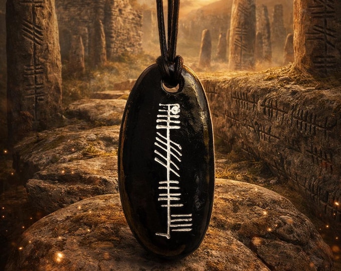 Ogham Irish personalised choker