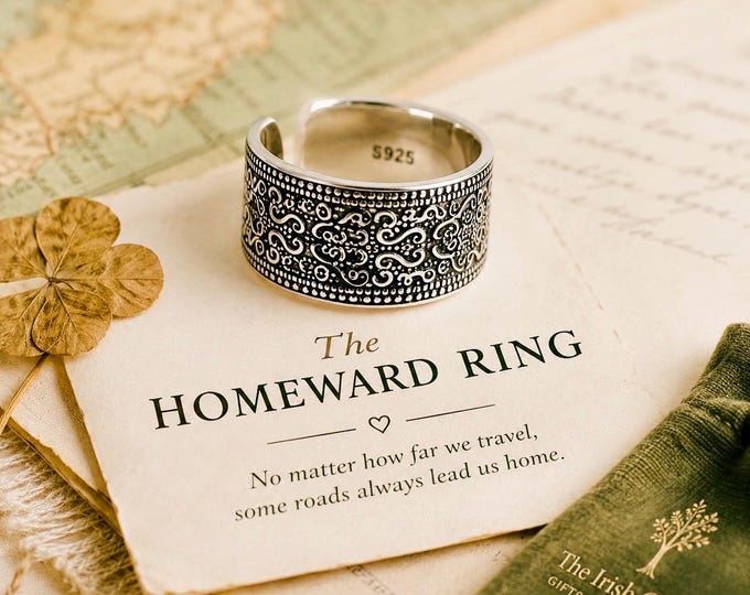 The Homeward Ring | Sterling Silver Irish Ring | Heritage Jewellery Gift