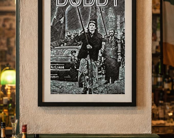 Bobby Sands March Altered Art Print