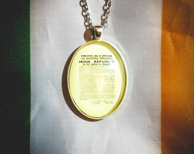 Proclamation pendant.