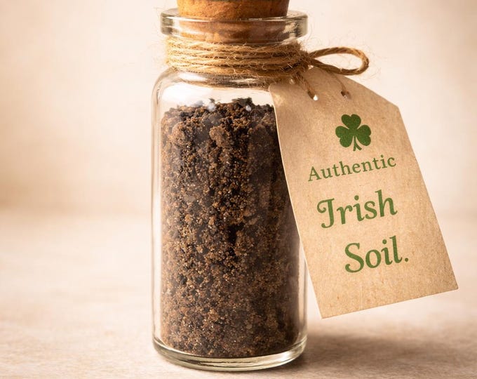Authentic Irish Soil Keepsake Bottle | Heritage Gift From Ireland