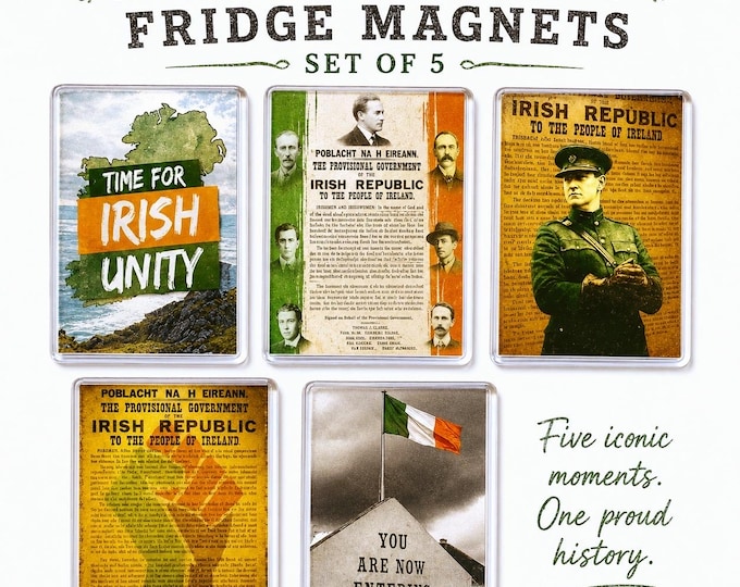 Irish History Fridge Magnets | 1916 Easter Rising, Free Derry, Irish Unity Designs