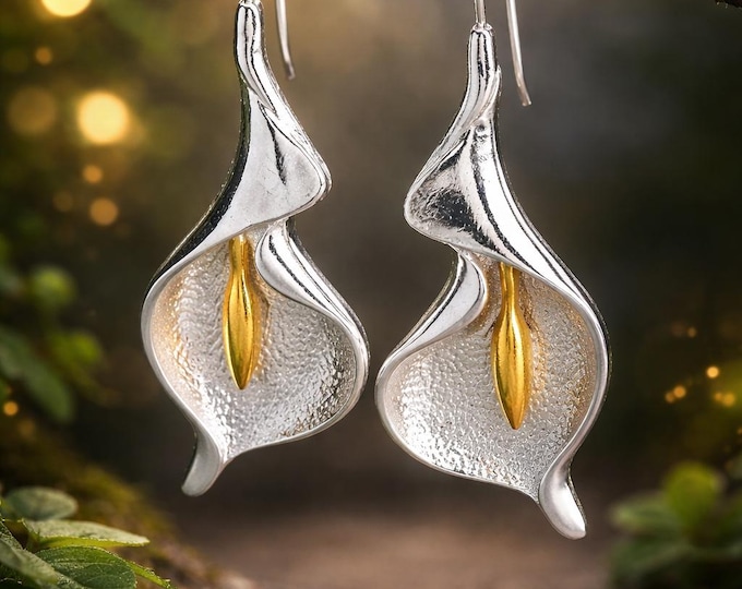 Easter Lily Earrings