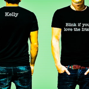 Blink if you love the Irish