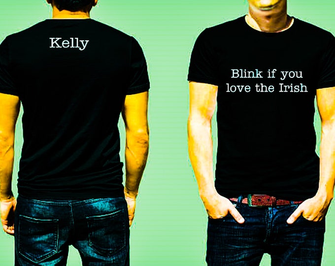 Blink if you love the Irish