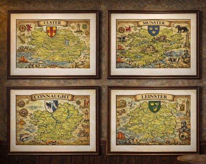 Ireland four provinces prints…. Bought individually or as a set.