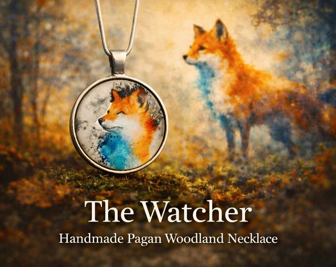 The Watcher – Handmade Celtic Woodland Pendant