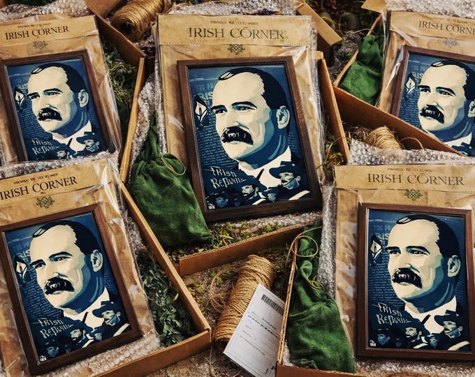 James Connolly Print – 1916 Easter Rising Art – Irish History Wall Decor – Irish Rebel Poster