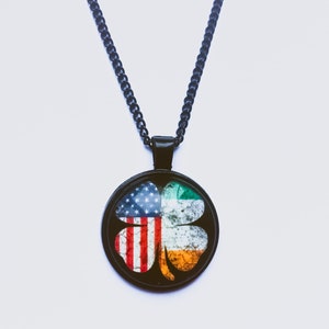 Irish American black pendant.