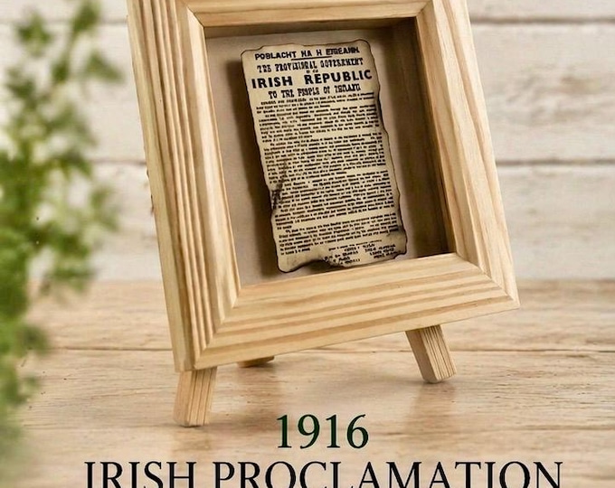 Irish Proclamation Frame – 1916 Easter Rising Display