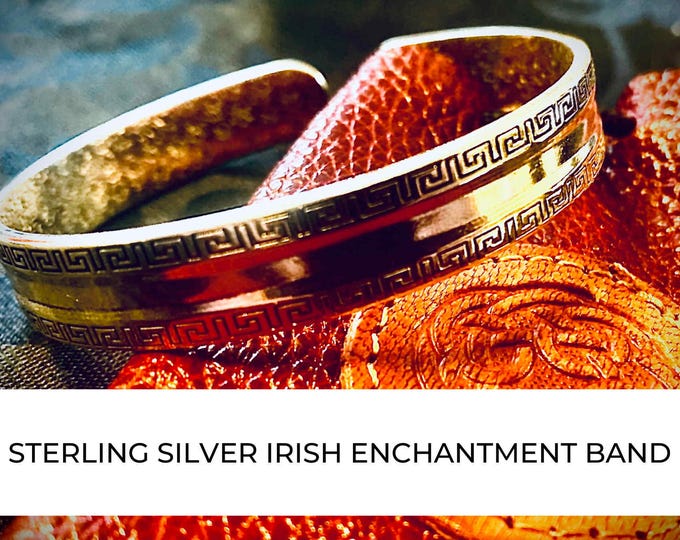 Sterling Silver Irish Enchantment Band.
