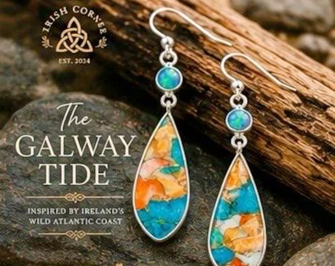 The Galway Tide | Irish Coastal Earrings | Wild Atlantic Jewellery