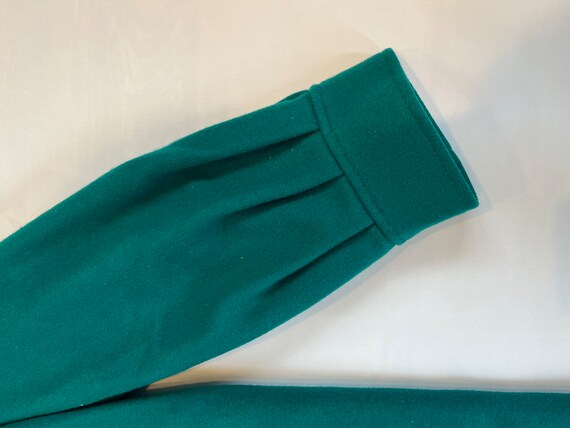 Emerald Green Wool Coat - image 3