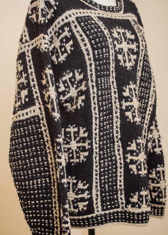 Nordic Snowflake Sweater | Vintage Banana Republi… - image 4