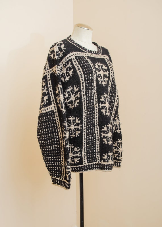 Nordic Snowflake Sweater | Vintage Banana Republi… - image 3