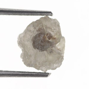 1.66 Ct Natürlicher Rohdiamant, ausgefallener grauer Diamant, Schwarzer Rohdiamant, Natürlicher Ungeschliffener Diamant, Wholesale Konfliktfreier Rohdiamant