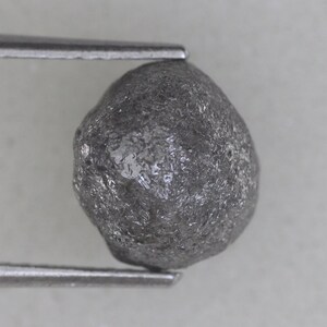 4.28 CT 9.0 x 8.5 MM Rough Diamond Uncut Diamond Raw Diamond Natural Diamond Grey Color, Loose Diamond For Making Jewellry