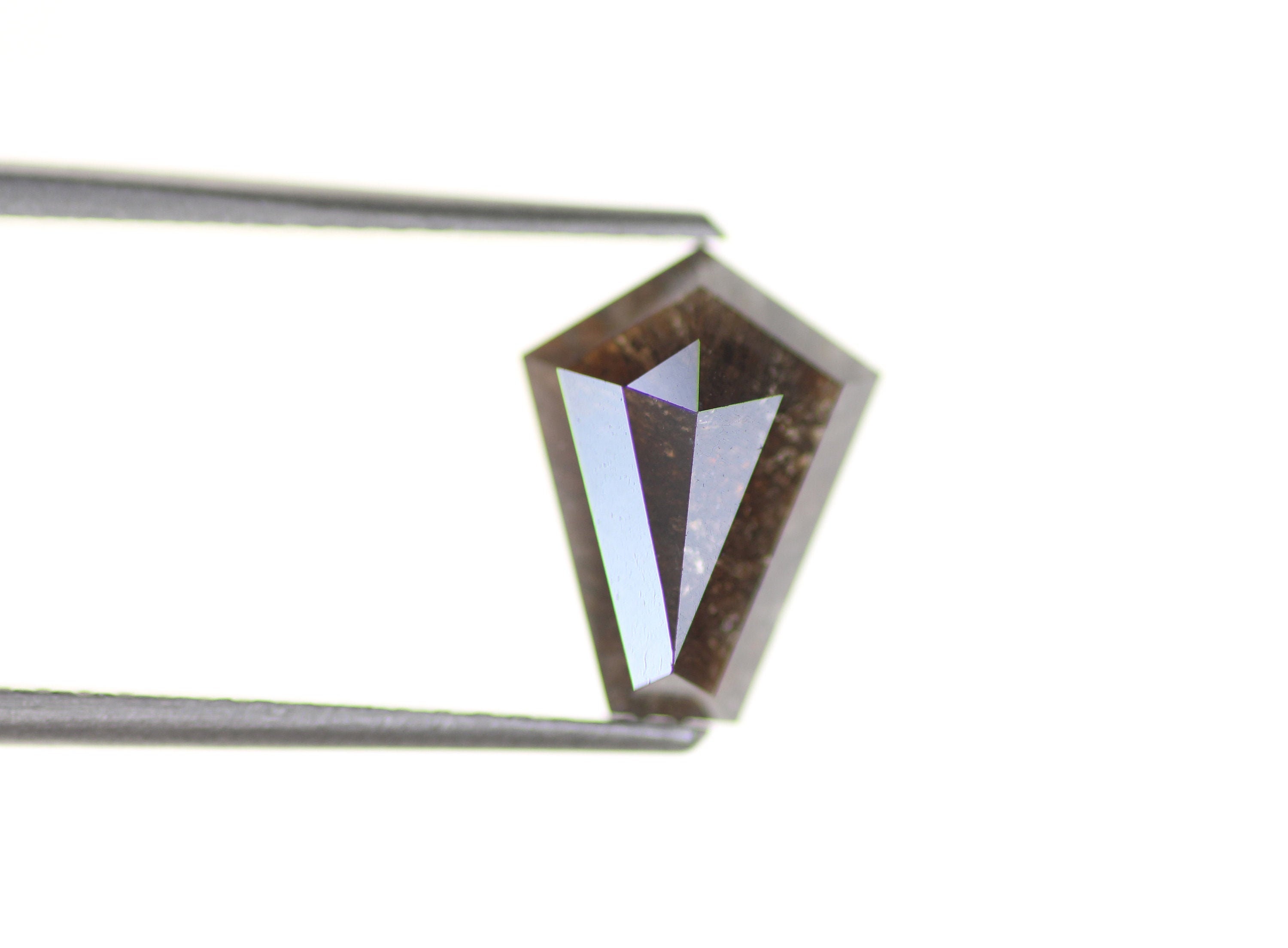 1.82 CT Coffin Cut Diamond Brown Diamondantique Diamond - Etsy UK