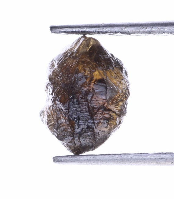 2-3mm Brown Rough Diamond Crystal, Raw Diamond, Uncut Diamond, Loose Diamond,  Diamond Octahedron for Jewelry 1cts to 5cts Options 