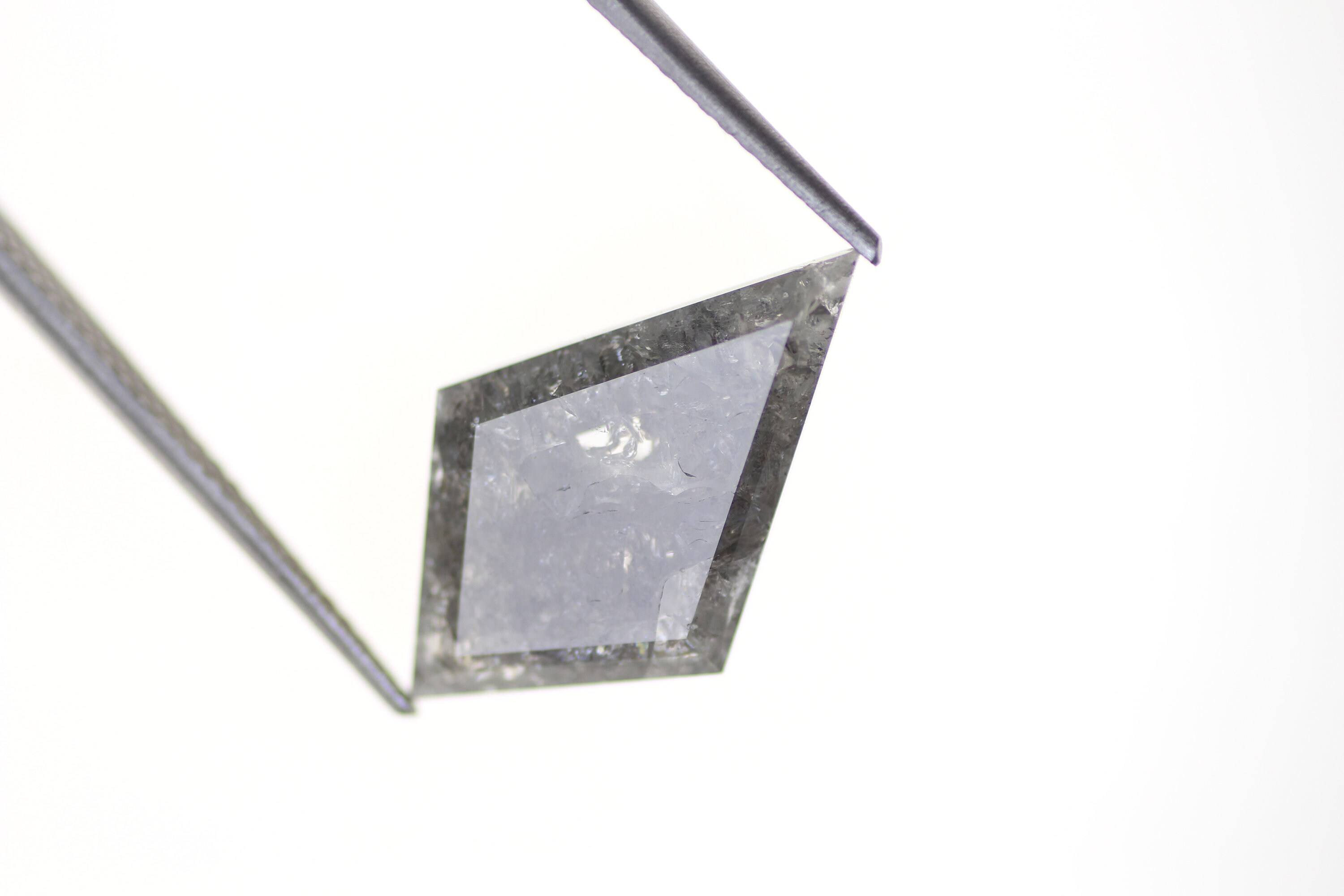 5.68 CT Salt and Pepper Kite Shape Diamond Natural Loose Best Etsy UK