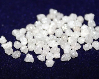 25.00 carat Natural Rough Loose Diamond Full White Diamonds 2.00-3.00 MM Rare