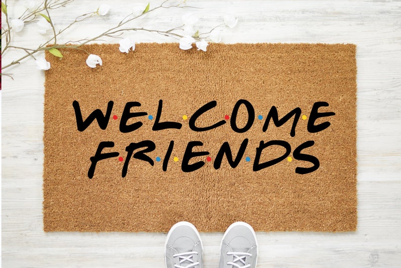 Friends Doormat Friends Doormat Doormat Etsy