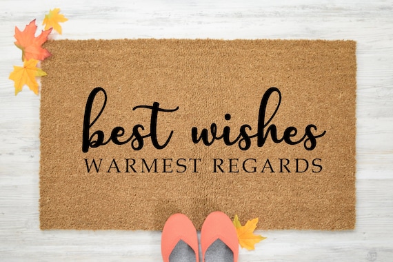 Best Wishes Warmest Regards Schitt S Creek Doormat David Etsy Best Wishes Warmest Regards Schitt S Creek Doormat David Etsy