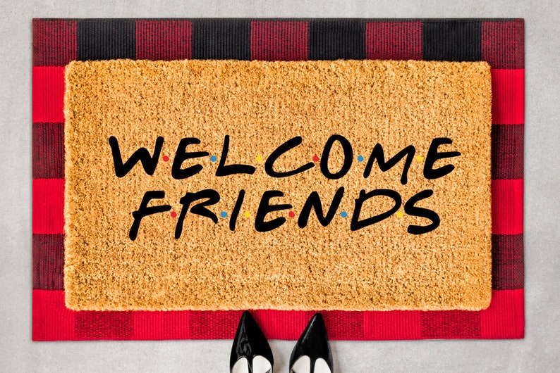 Friends Doormat Friends Doormat Doormat Etsy