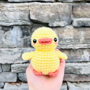 Percy The Duck | Crochet Pattern PDF, Easter Chick Amigurumi Animal, Crochet Chicken Pattern