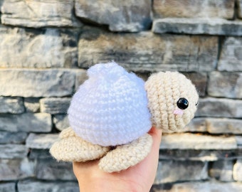 Bao Zi Turtle | Crochet Pattern PDF, Sea Turtle, Steamed Bun Amigurumi, Chinese Food Lunar New Year Decor