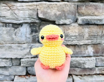 Percy The Duck | Crochet Pattern PDF, Easter Chick Amigurumi Animal, Crochet Chicken Pattern