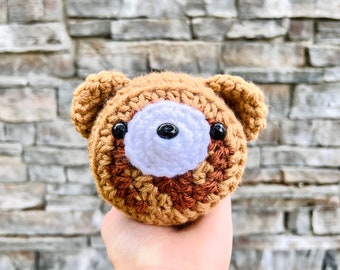 Cake Roll Bear | Crochet Pattern PDF, Swiss Rolled Cake Dessert, Crochet Teddy Bear Plush Tutorial