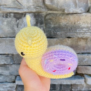 Crochet Donut Snail, Donut Plush Pattern, Snail Crochet Pattern PDF, Instant Download Amigurumi Pattern image 6