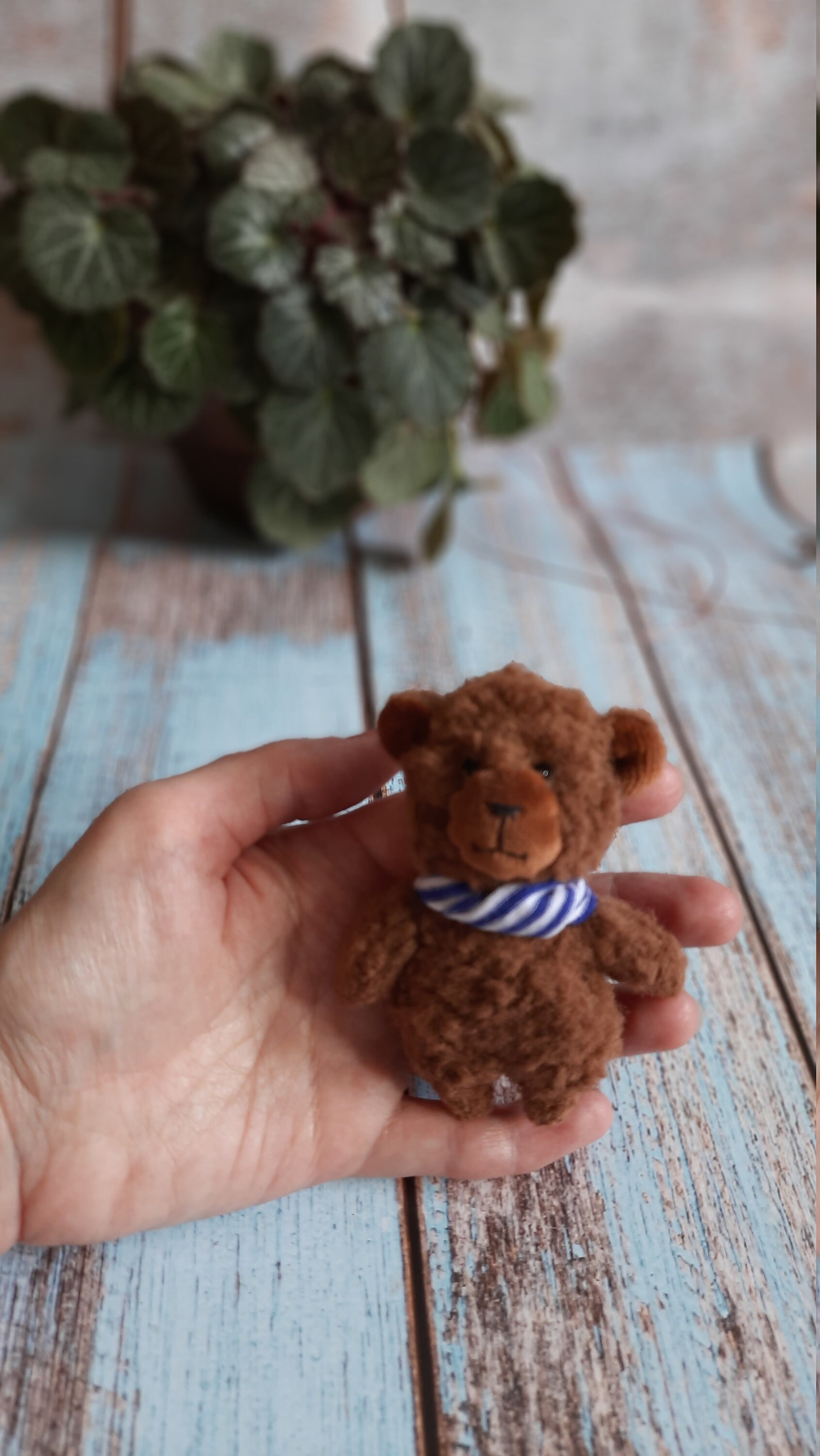 Einzigartiger Teddybär handgemachter süßer Teddybär Vintage | Etsy