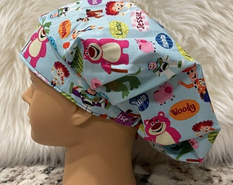 Toys bouffant Scrub cap, Surgical Scrub Cap, Medical Scrub Hat, Scrub Cap, Nurse hat, woman’s scrub hat, Scrub hat, Scrub cap