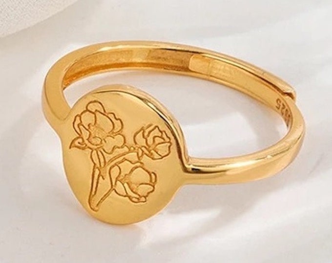 Birth Flower RING