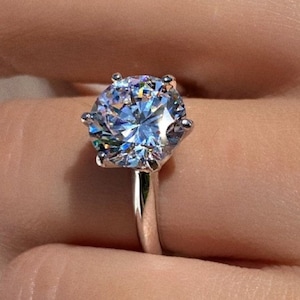 3 ct engagement ring, high quality sterling silver promise ring, silver ring, Cz Engagement Ring