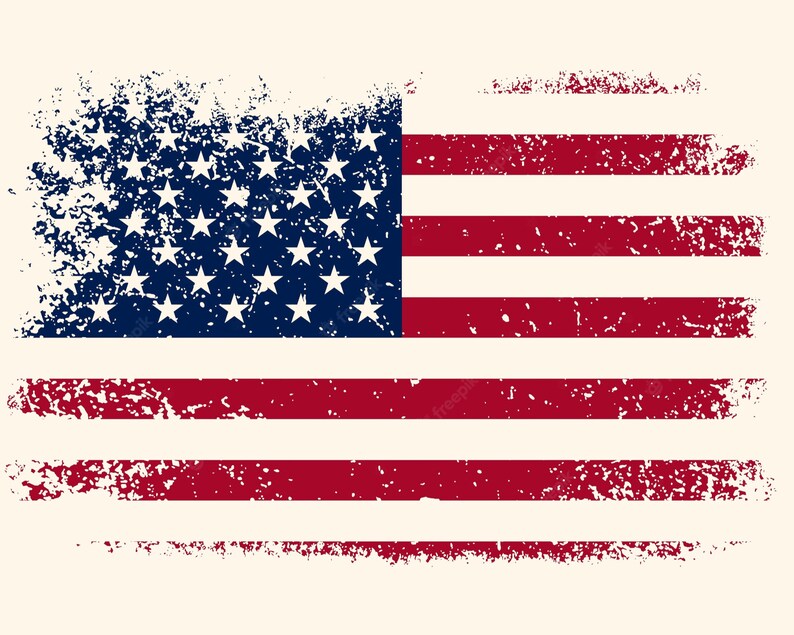 9 Design Distressed American Flag SVG US Flag Cricut Etsy