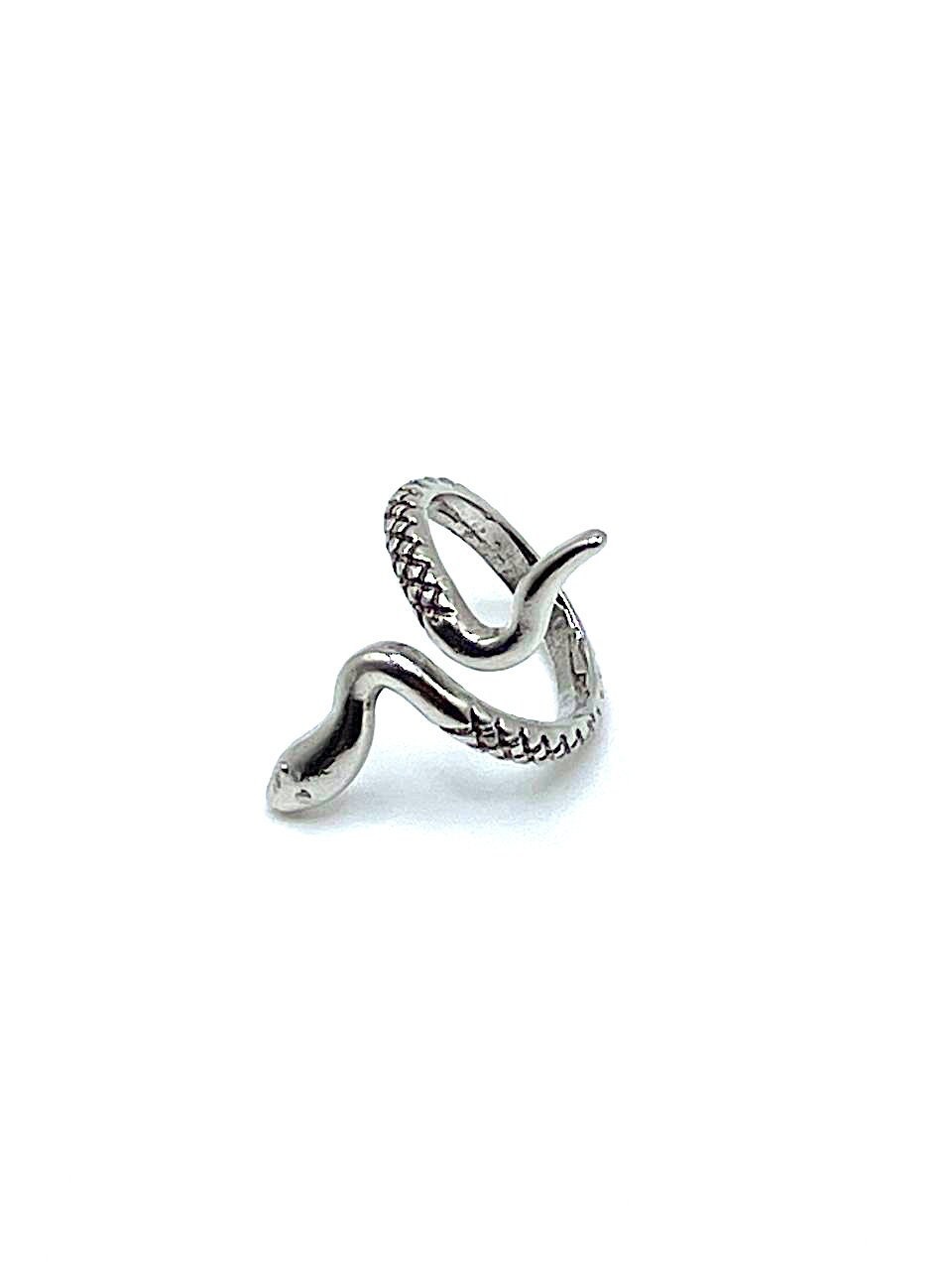 VIKA jewels classic SNAKE RING 1 recycled sterling silver handmade bali –  VIKA Jewels