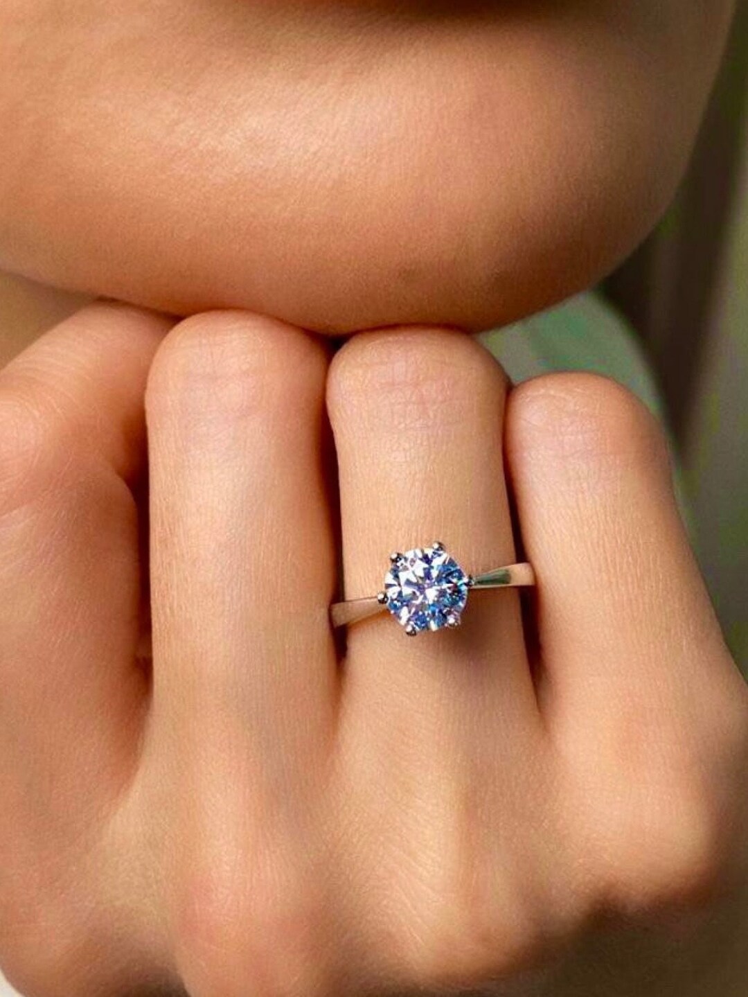 Silver Engagement RING - Etsy