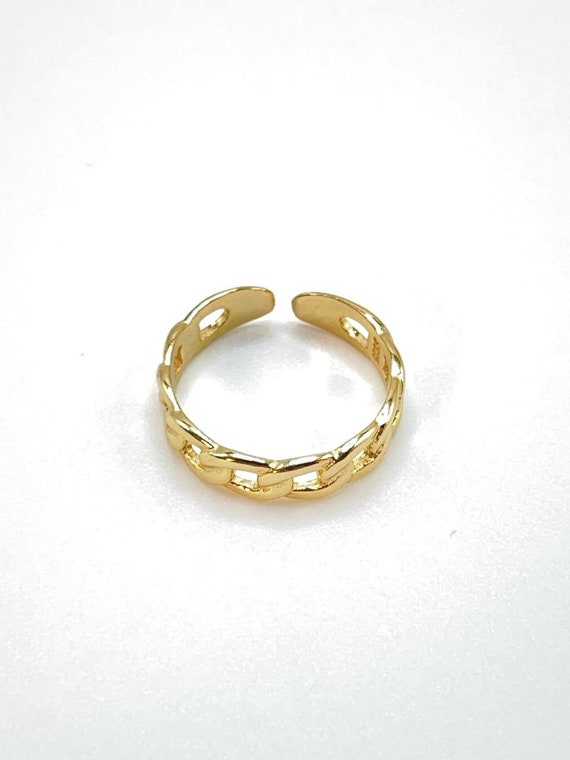 Cuban link toe ring outlet
