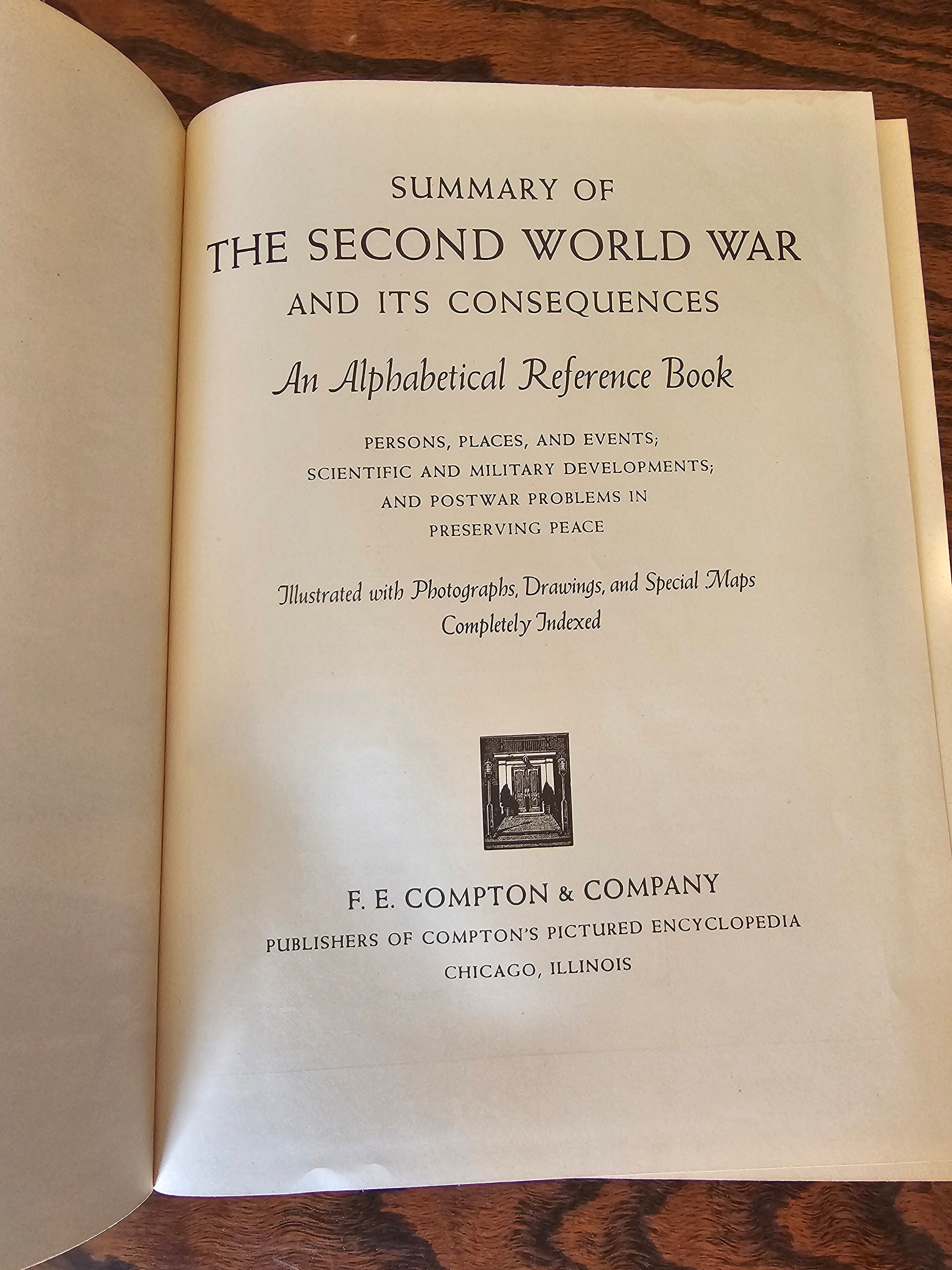 Summary of the War and Its Consequences Compton's WW2 1940s Etsy