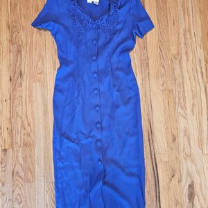 Cobalt Linen Dress - Etsy Cobalt Linen Dress - Etsy