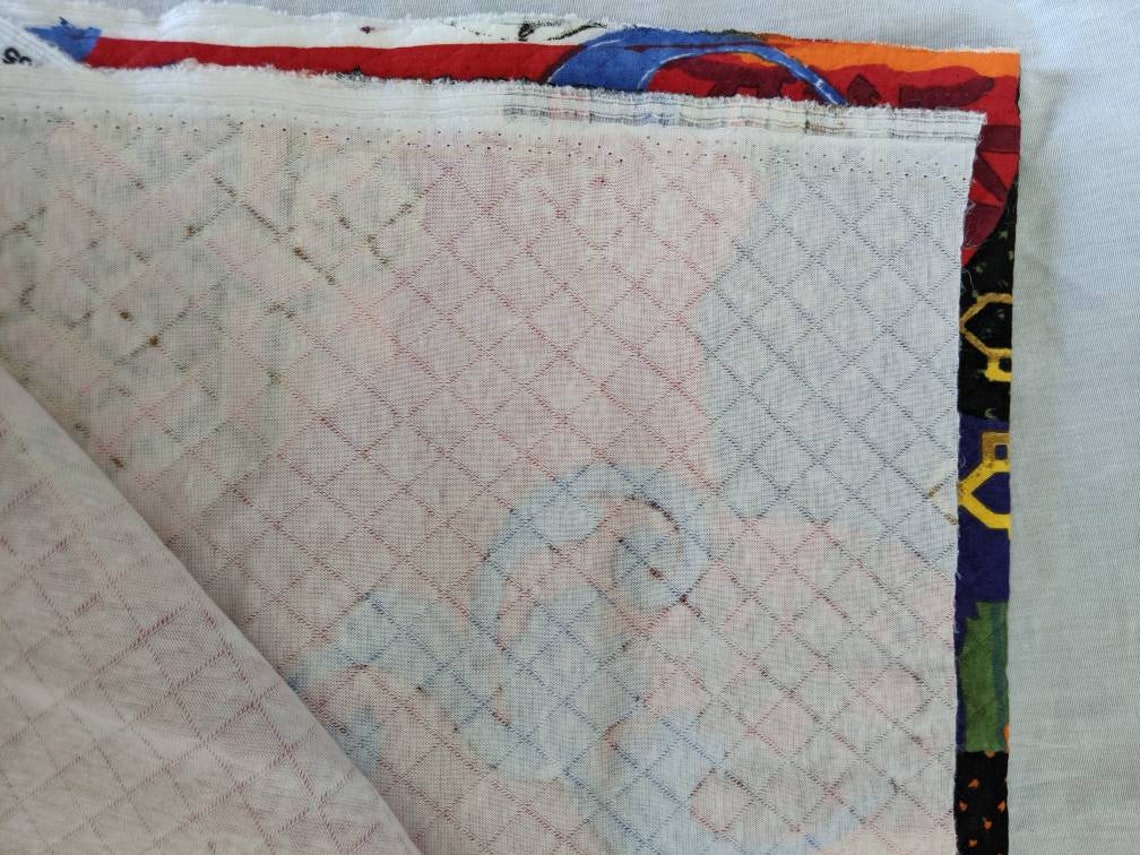 JBJ Fabrics Religious Patchwork Quilted Vintage Fabric Etsy UK