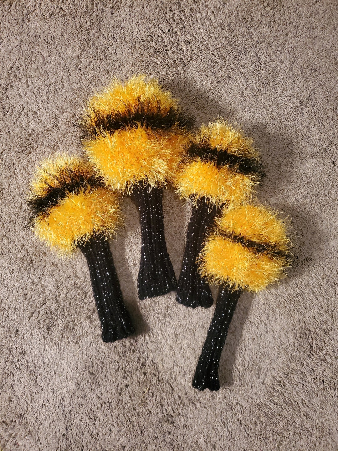 Golf Club Headcovers Handmade Knitted custom Made Also Etsy