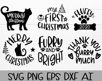 Download Cat Christmas Svg Etsy PSD Mockup Templates
