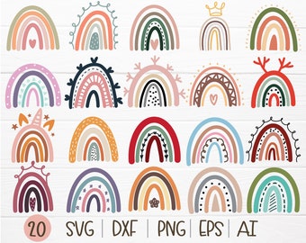 Download Rainbow Dxf Etsy