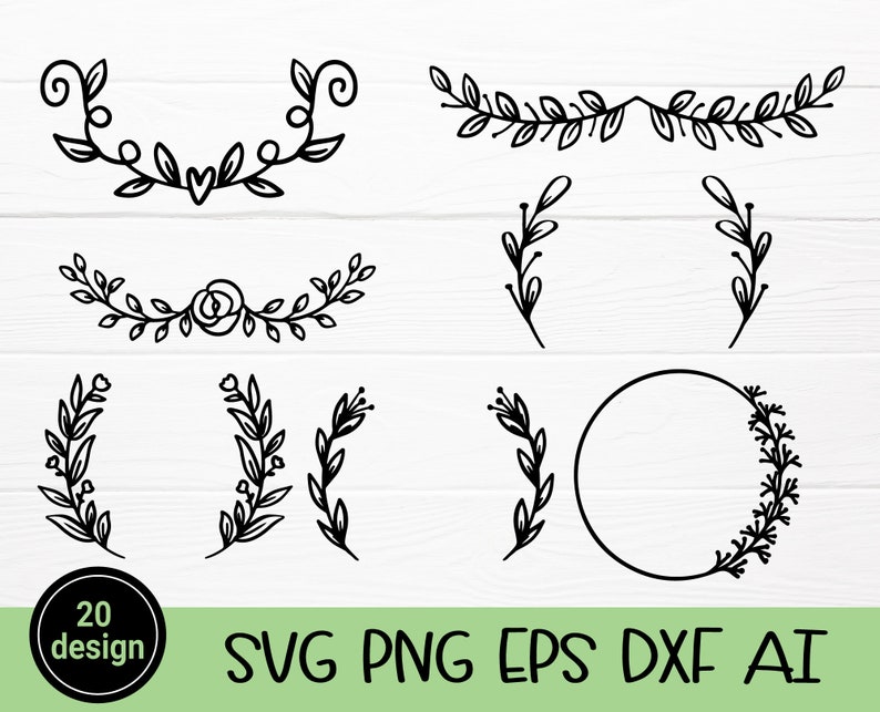 Free Free 337 Silhouette Flower Border Svg SVG PNG EPS DXF File
