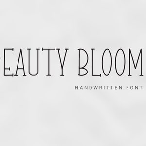 Beauty Bloom Schriftart, Schriftart-Download, moderne Schriftart, Schriftarten für Cricut, Crafting Schriftarten, niedliche Schriftart, handgeschriebene Schrift, Kinderschriftart, süße Schriftart