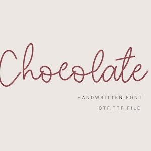 Schokoladenschrift, Schrift-Download, moderne Schrift, Schriftarten für Cricut, Crafting-Schriftarten, niedliche Schrift, handgeschriebene Schrift, Kinderschrift, süße Schrift